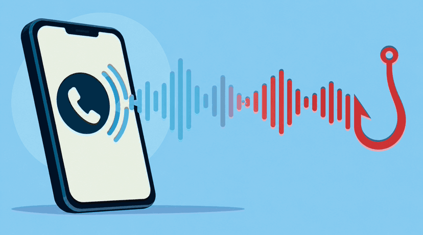 AI voice clone scam call creating urgency and pressure